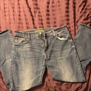American Eagle Extreme Flex 36/32 Men's Blue Slim Straight Jeans